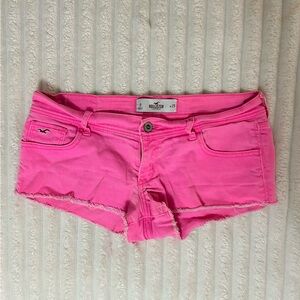 Hollister Women's Vintage Vibrant Pink Jean Shorts